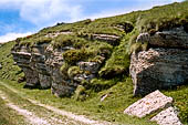 Monte Baldo (Trentino) - affioramenti di Ammonitico. 